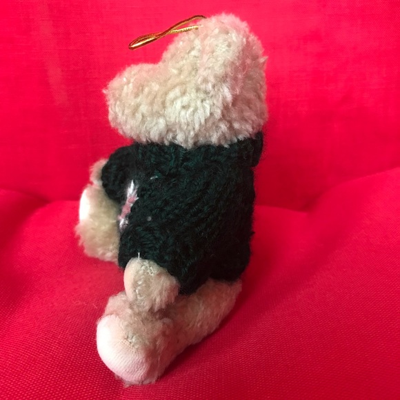 Cute Vintage Plush Bear Ornament - Picture 4 of 6